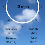 Wind WatchDog Bluetooth Phone-mounted Ultrasonic Wind Sensor